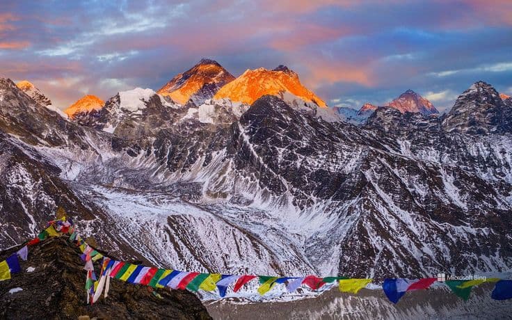 Everest from the Khumbu, the mountain at the centre of Nepal''s climbing history
